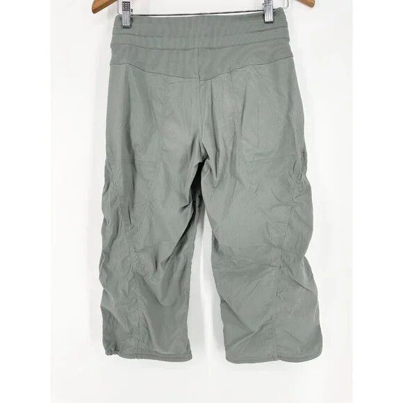 Lululemon Studio Crop Earl Grey Womens 4 Read - Picture 7 of 14